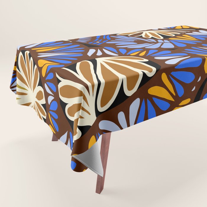 Decorative snakes and flowers Tablecloth Gallery Image 1