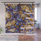 Decorative snakes and flowers Wall Mural Gallery Image 1
