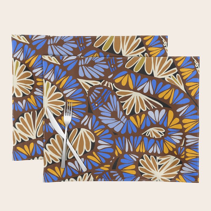 Decorative snakes and flowers Placemat Gallery Image 1