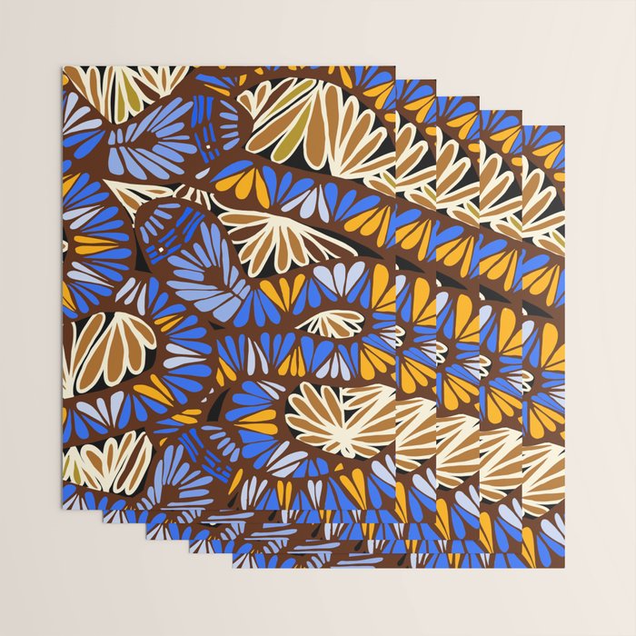 Decorative snakes and flowers Wrapping Paper Gallery Image 3