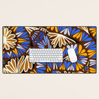 Decorative snakes and flowers Desk Mat Gallery Image 1
