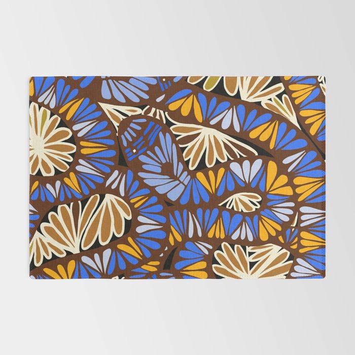 Decorative snakes and flowers Rug Gallery Image 2