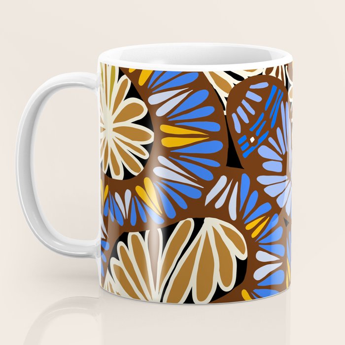 Decorative snakes and flowers Coffee Mug Gallery Image 3