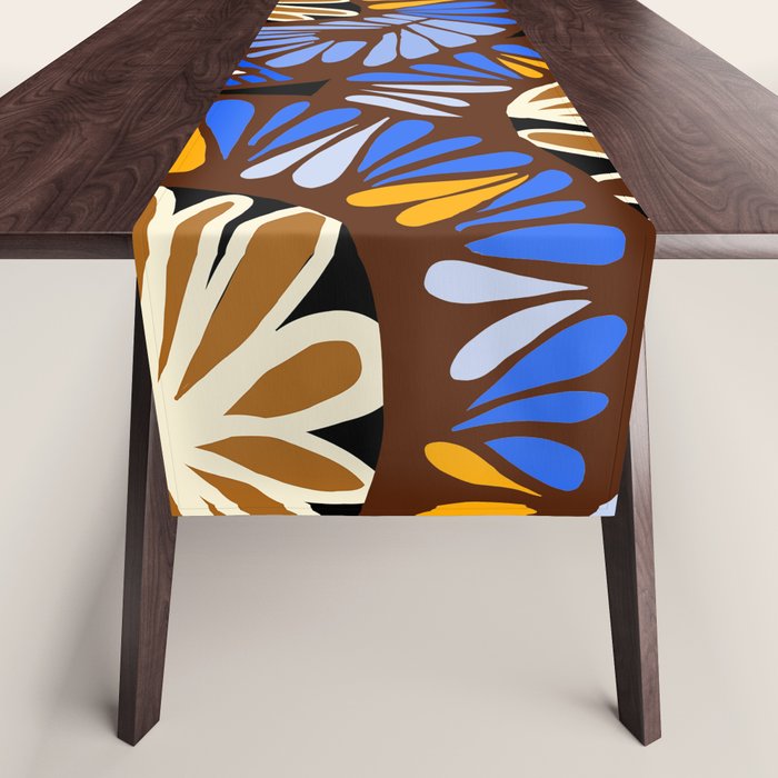 Decorative snakes and flowers Table Runner Gallery Image 1