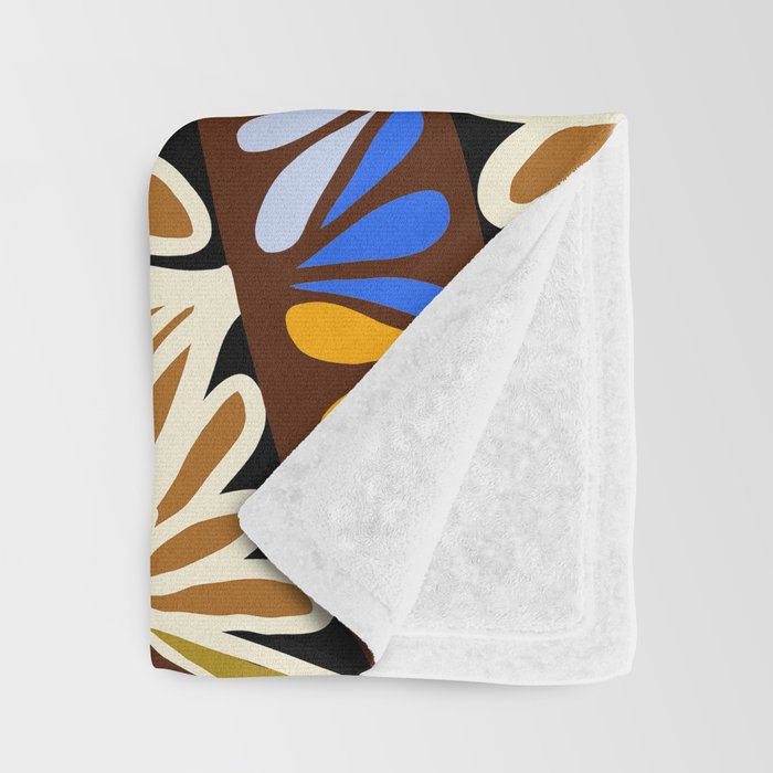 Decorative snakes and flowers Throw Blanket Gallery Image 3