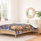 Decorative snakes and flowers Duvet Cover Gallery Image 2