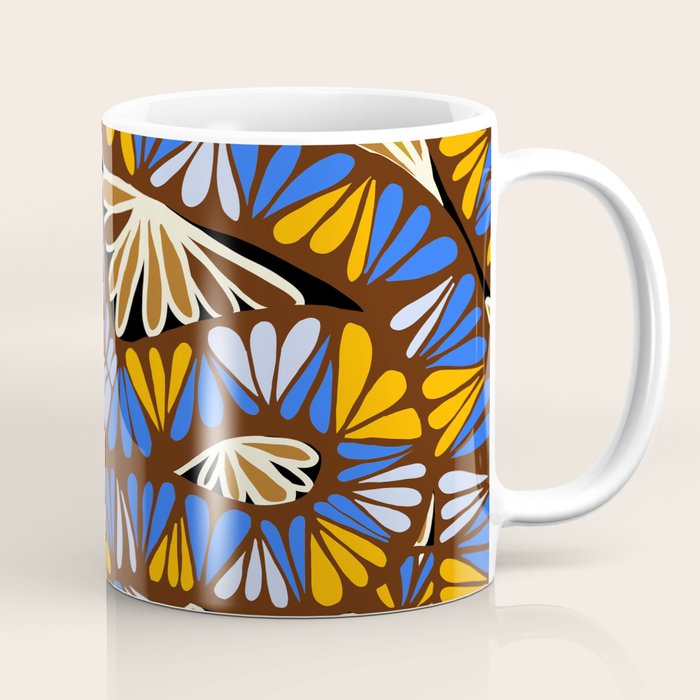 Decorative snakes and flowers Coffee Mug Gallery Image 1