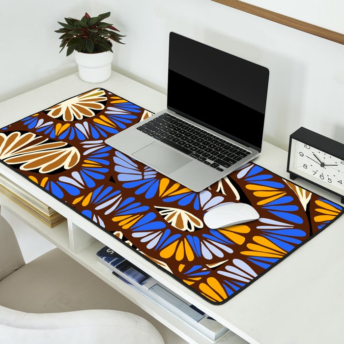 Decorative snakes and flowers Desk Mat Gallery Image 2