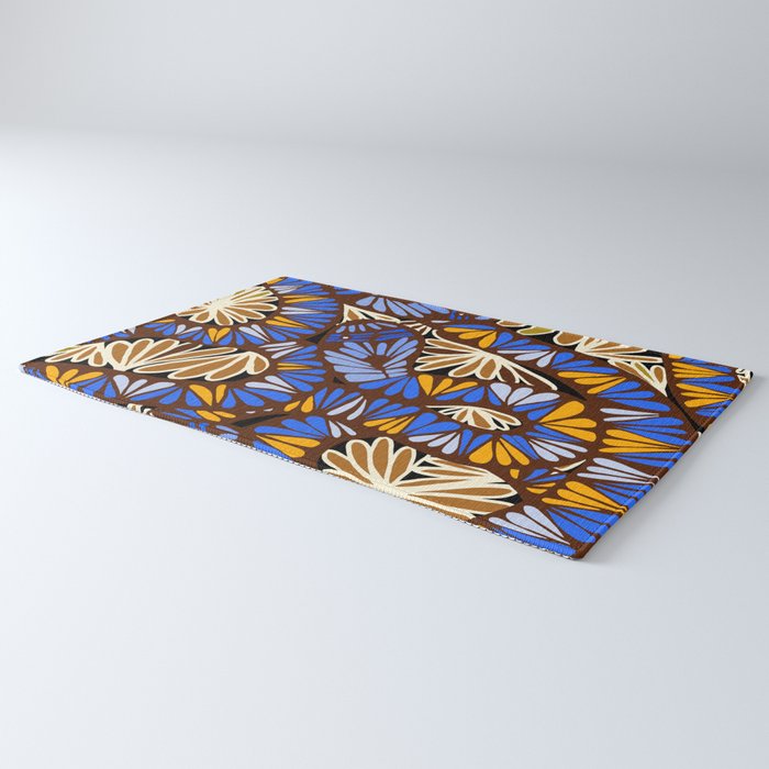 Decorative snakes and flowers Rug Gallery Image 3