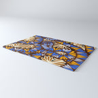 Decorative snakes and flowers Rug Gallery Image 3