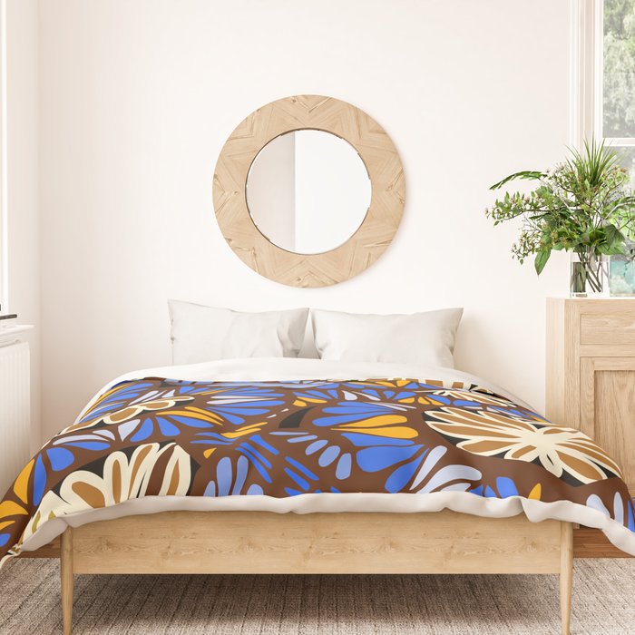 Decorative snakes and flowers Duvet Cover Gallery Image 3