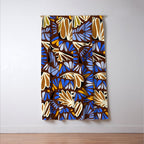 Decorative snakes and flowers Window Curtain Gallery Image 3