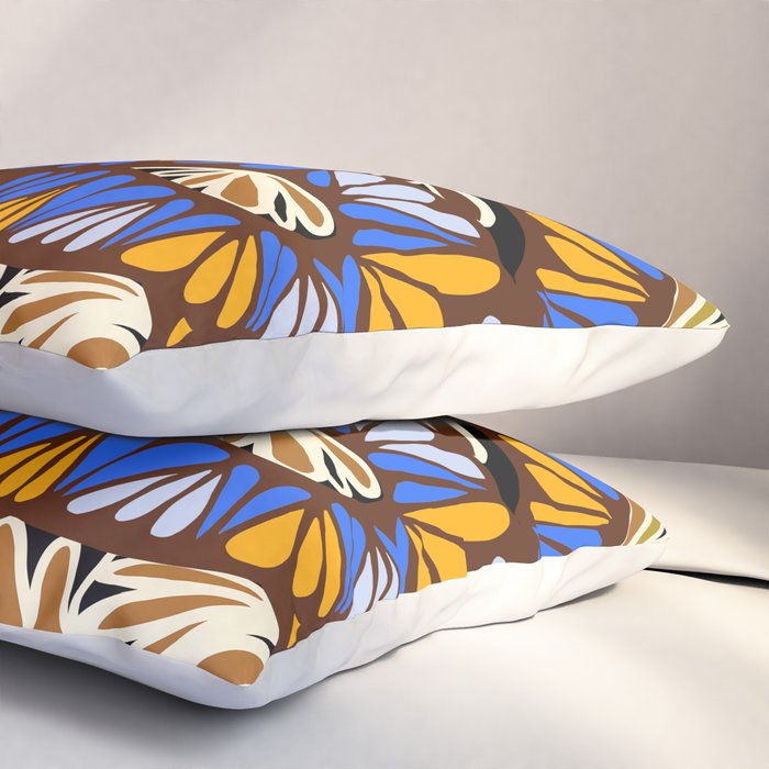 Decorative snakes and flowers Pillow Sham Gallery Image 3
