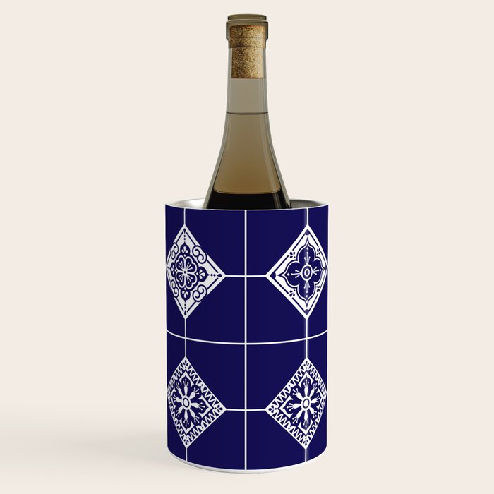 Talavera Mexican Tile - Porcelain Palette Wine Chiller Gallery Image 1