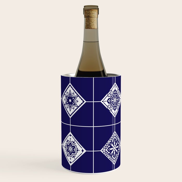 Talavera Mexican Tile - Porcelain Palette Wine Chiller Gallery Image 2