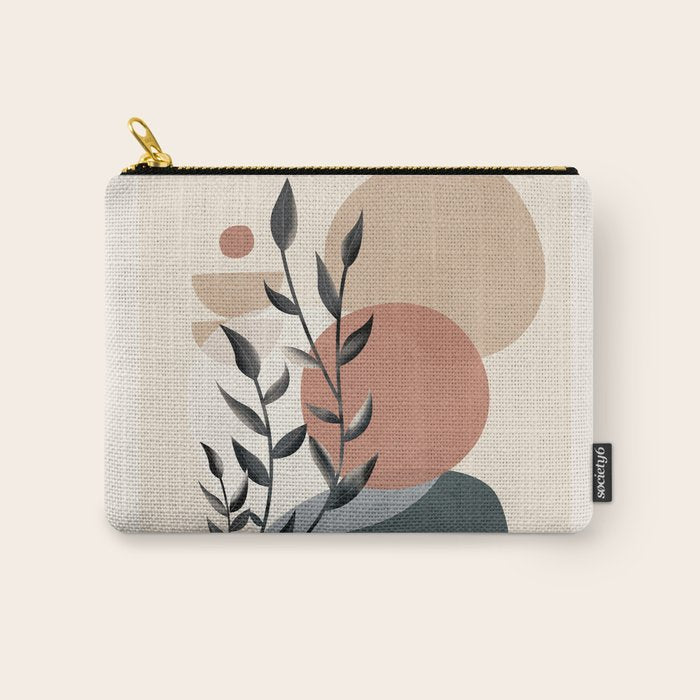 Abstract Nature Moment 5 Carry All Pouch Gallery Image 1