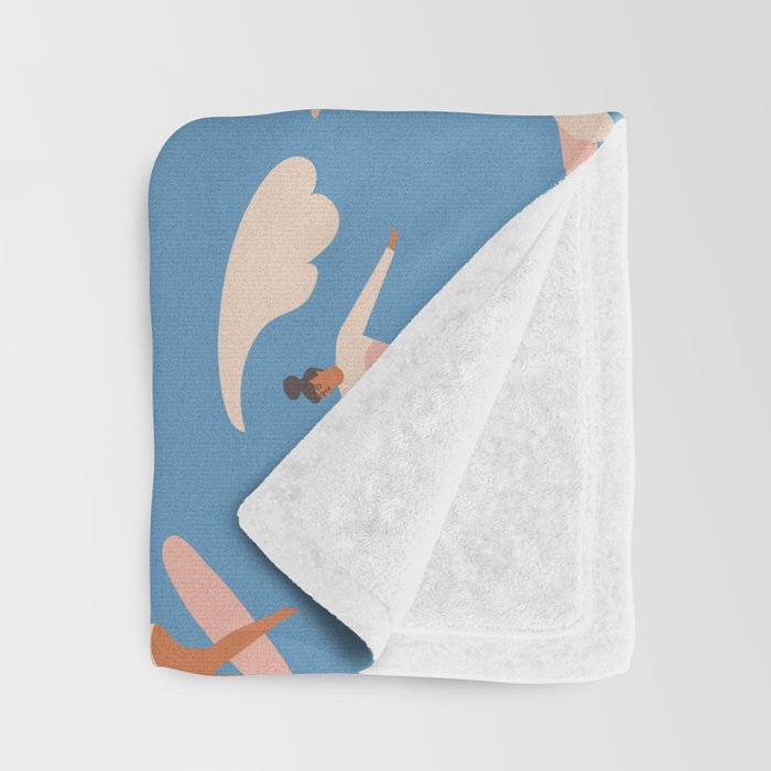 Soul surfers Throw Blanket Gallery Image 3