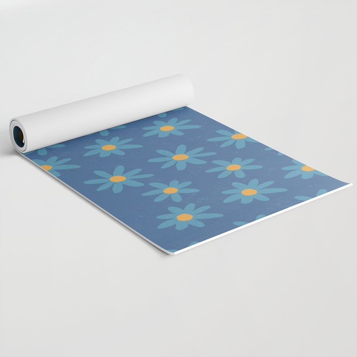 Spring Blue Yoga Mat Gallery Image 2