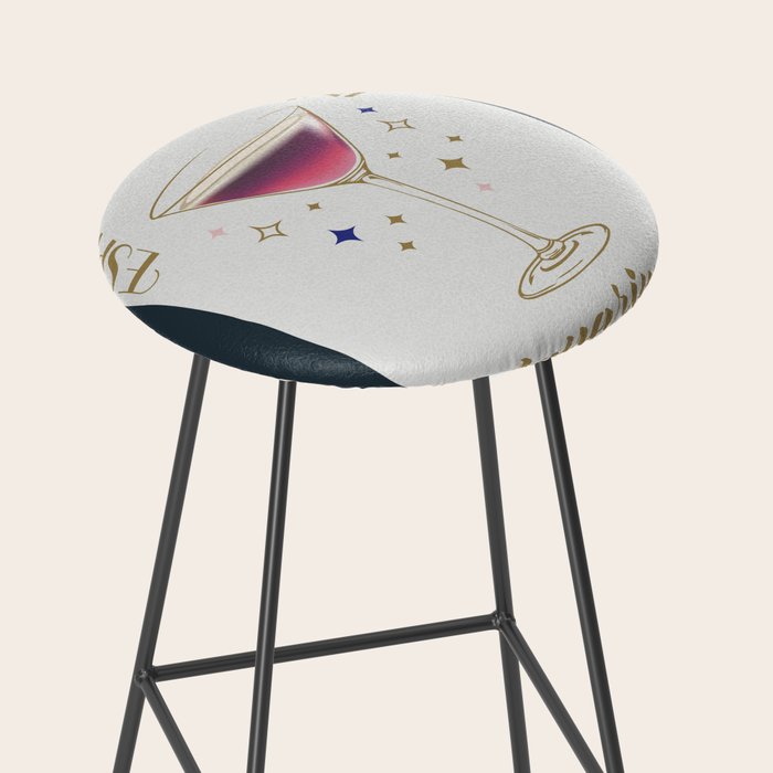 Espresso Martini Cocktail Zodiac Sign Stool Gallery Image 2
