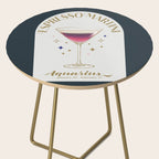 Espresso Martini Cocktail Zodiac Sign Side Table Gallery Image 2