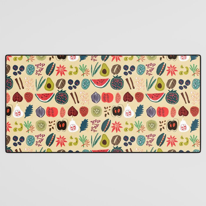Fruit and Spice Rack Desk Mat Gallery Image 3