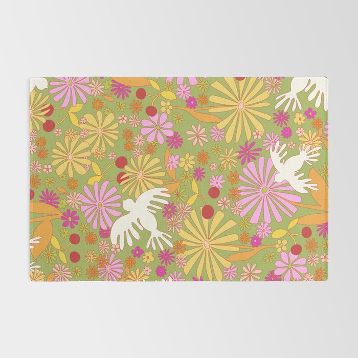 Birds & Flowers Rug Gallery Image 2