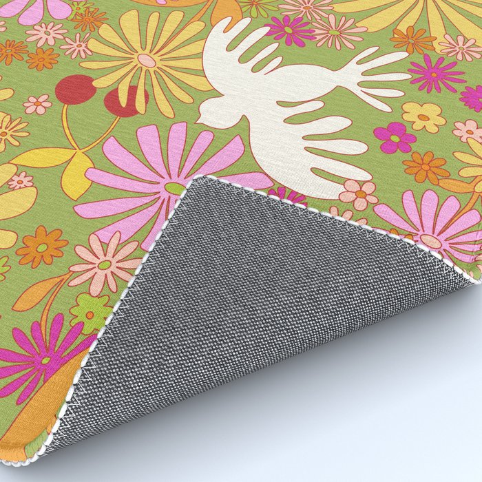 Birds & Flowers Rug Gallery Image 4