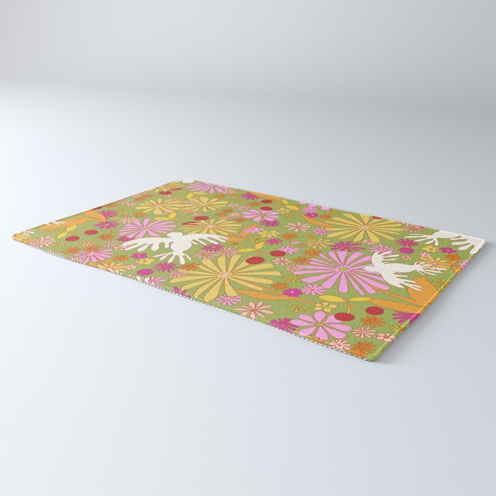 Birds & Flowers Rug Gallery Image 3