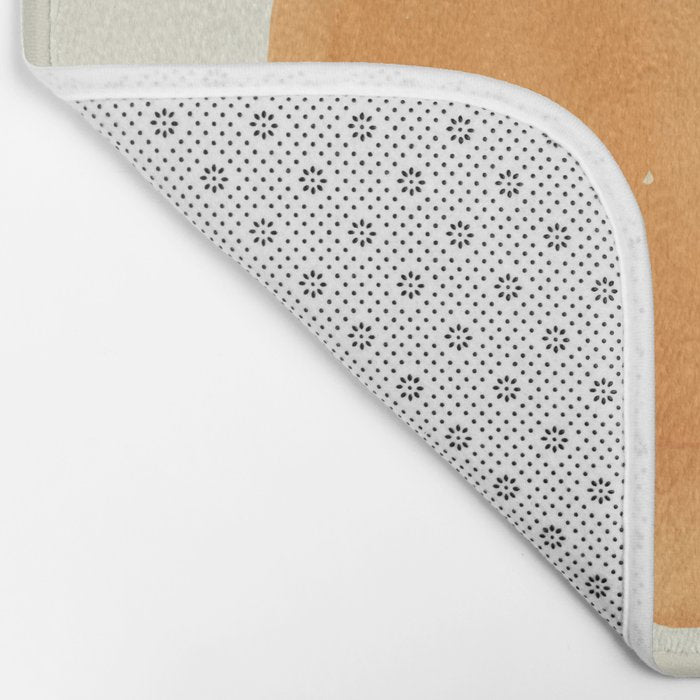 Metta Meditation Orange Loving Kindness Bath Mat Gallery Image 2