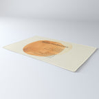 Metta Meditation Orange Loving Kindness Rug Gallery Image 3