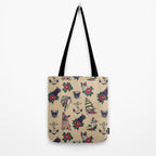 French  Bulldog Tattoo Tote Bag Gallery Image 2