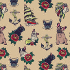 French  Bulldog Tattoo Coffee Mug Gallery Image 2