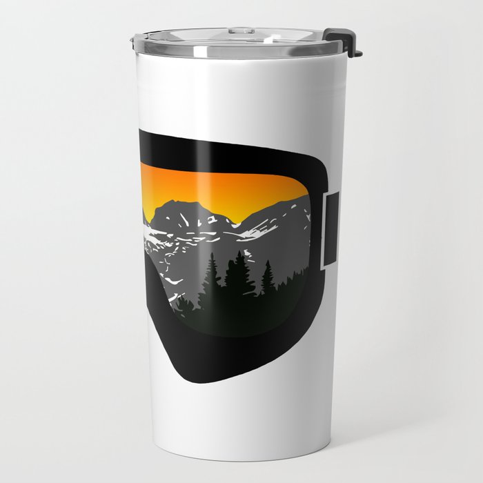 Sunset Goggles 2 | Goggle Designs | DopeyArt Travel Mug Gallery Image 2