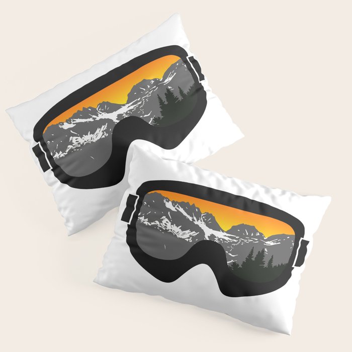 Sunset Goggles 2 | Goggle Designs | DopeyArt Pillow Sham Gallery Image 3