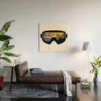 Sunset Goggles 2 | Goggle Designs | DopeyArt Wood Wall Art Gallery Image 2