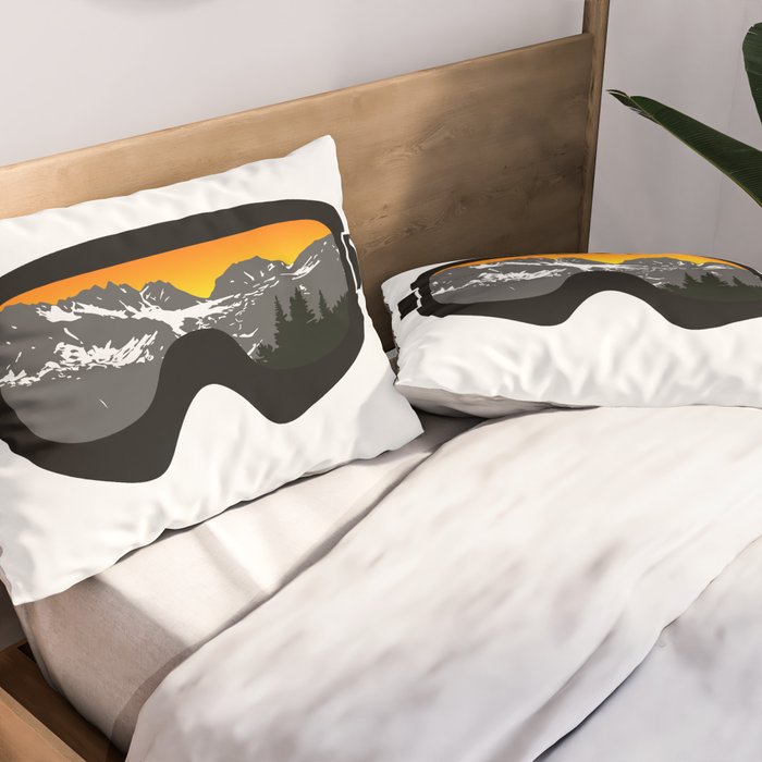Sunset Goggles 2 | Goggle Designs | DopeyArt Pillow Sham Gallery Image 2
