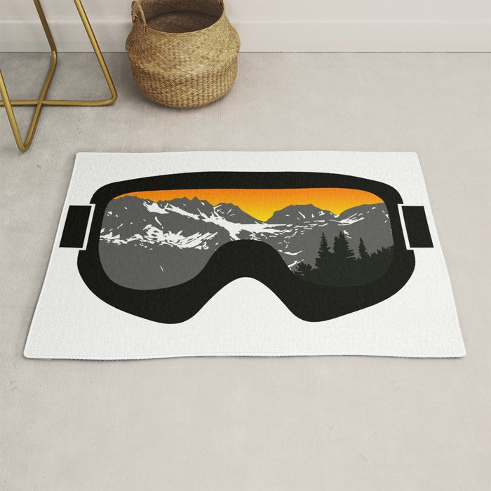 Sunset Goggles 2 | Goggle Designs | DopeyArt Rug Gallery Image 1