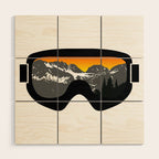 Sunset Goggles 2 | Goggle Designs | DopeyArt Wood Wall Art Gallery Image 1