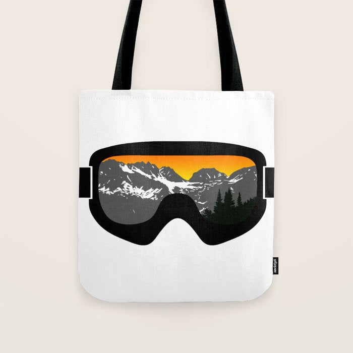 Sunset Goggles 2 | Goggle Designs | DopeyArt Tote Bag Gallery Image 1