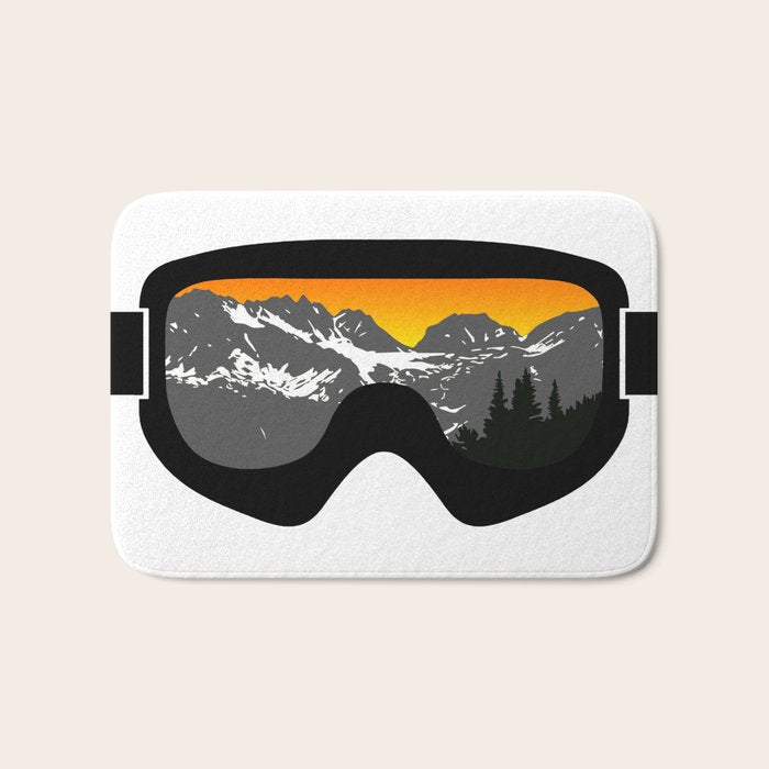 Sunset Goggles 2 | Goggle Designs | DopeyArt Bath Mat Gallery Image 1