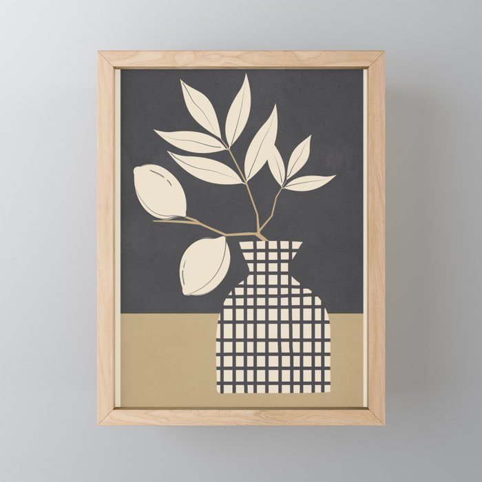 Lemon Stillness 1 Mini Art Print Gallery Image 1