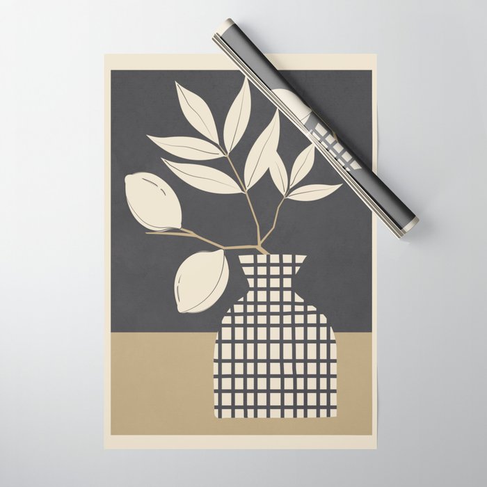 Lemon Stillness 1 Wrapping Paper Gallery Image 1