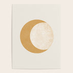 Moon Crescent - Gold Poster Gallery Image 4
