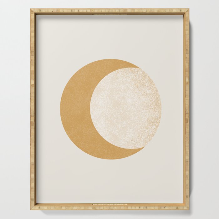 Moon Crescent - Gold Serving Tray Gallery Image 1