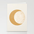 Moon Crescent - Gold Stationery Card Gallery Image 2