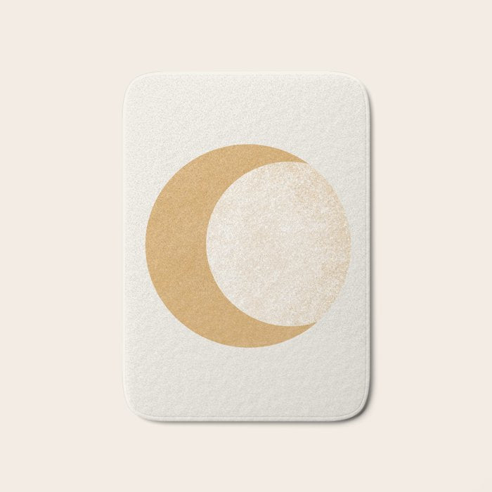 Moon Crescent - Gold Bath Mat Gallery Image 1