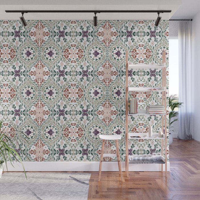 Rustic Intricate Garden Wall Mural Gallery Image 1