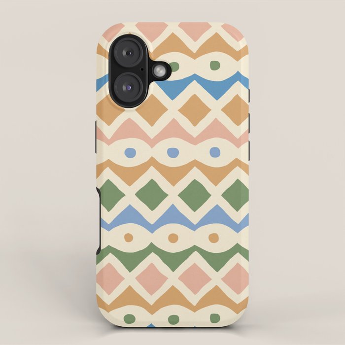 Simple Hand-cut Pattern #3 iPhone Case Gallery Image 1