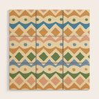 Simple Hand-cut Pattern #3 Wood Wall Art Gallery Image 1
