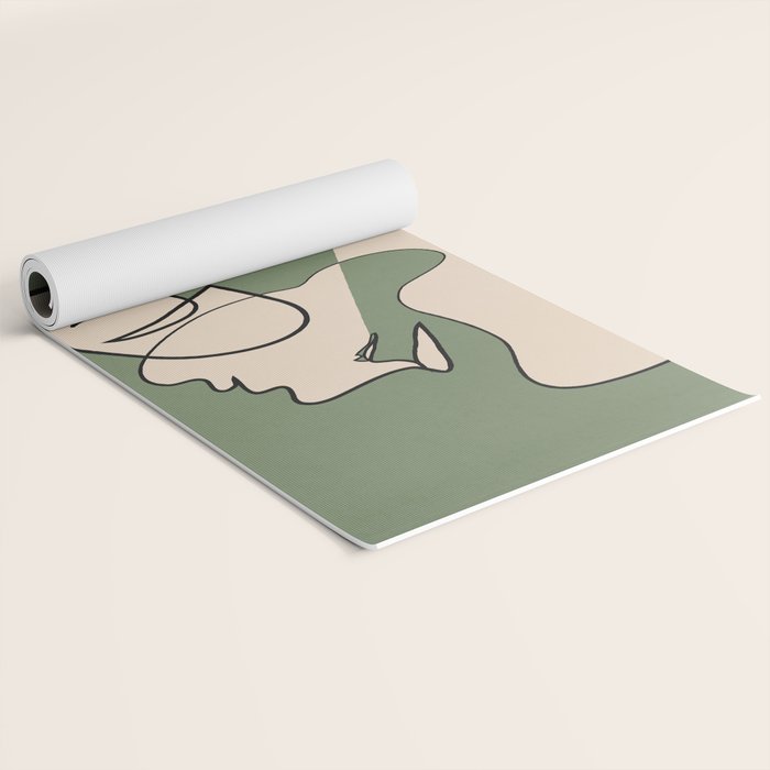 Abstract Faces 7 Yoga Mat Gallery Image 2